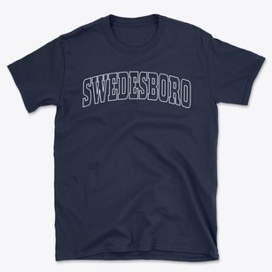Swedesboro New Jersey Trendy Block Basic T-Shirt