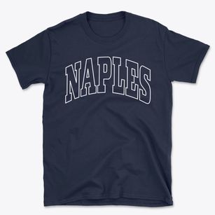 Naples New York Trendy Block Basic T-Shirt