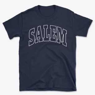 Salem North Carolina Trendy Block Basic T-Shirt