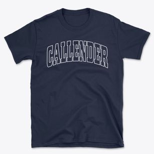 Callender California Trendy Block Basic T-Shirt
