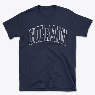 Colrain Massachusetts Trendy Block Basic T-Shirt