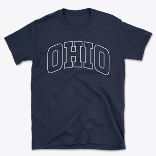 Ohio New York Trendy Block Basic T-Shirt
