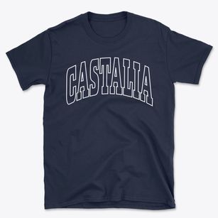 Castalia Ohio Trendy Block Basic T-Shirt