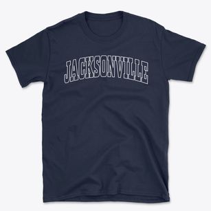 Jacksonville Missouri Trendy Block Basic T-Shirt