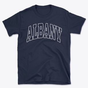 Albany Wyoming Trendy Block Basic T-Shirt