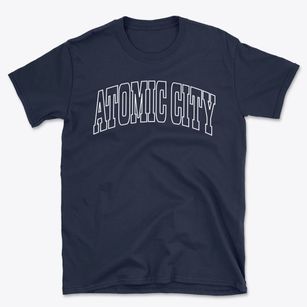 Atomic City Idaho Trendy Block Basic T-Shirt