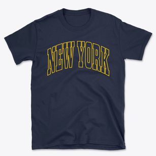 New York City New York Trendy Block Basic T-Shirt