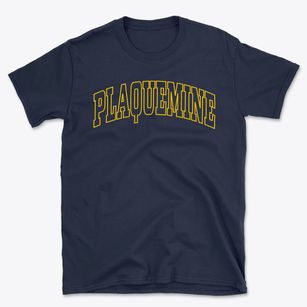 Plaquemine Louisiana Trendy Block Basic T-Shirt