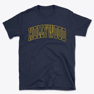 Hollywood South Carolina Trendy Block Basic T-Shirt