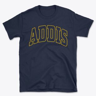 Addis Louisiana Trendy Block Basic T-Shirt