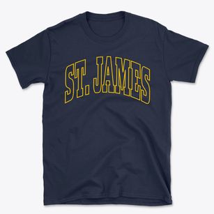 St. James Minnesota Trendy Block Basic T-Shirt