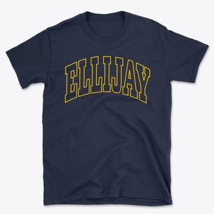 Ellijay Georgia Trendy Block Basic T-Shirt