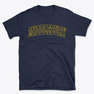 Middlebury New York Trendy Block Basic T-Shirt