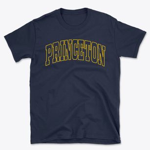 Princeton North Carolina Trendy Block Basic T-Shirt