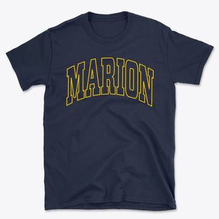 Marion Illinois Trendy Block Basic T-Shirt