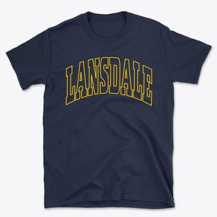 Lansdale Pennsylvania Trendy Block Basic T-Shirt