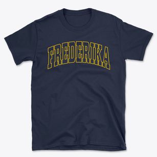 Frederika Iowa Trendy Block Basic T-Shirt