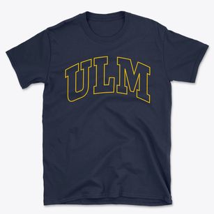 Ulm Arkansas Trendy Block Basic T-Shirt