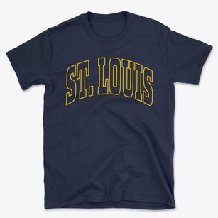 St. Louis Michigan Trendy Block Basic T-Shirt