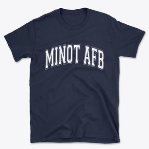Minot Afb North Dakota Varsity Basic T-Shirt