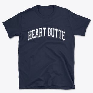 Heart Butte Montana Varsity Basic T-Shirt