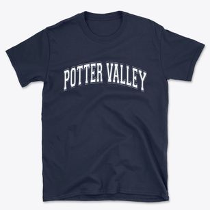 Potter Valley California Varsity Basic T-Shirt