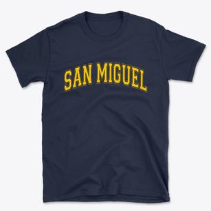 San Miguel California Varsity Basic T-Shirt