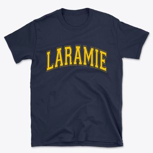 Laramie Wyoming Varsity Basic T-Shirt
