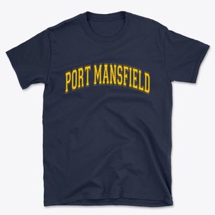 Port Mansfield Texas Varsity Basic T-Shirt