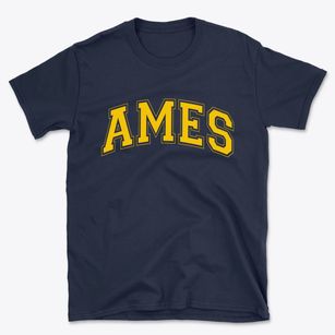 Ames Nebraska Varsity Basic T-Shirt