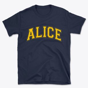 Alice North Dakota Varsity Basic T-Shirt