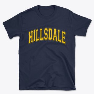 Hillsdale Michigan Varsity Basic T-Shirt