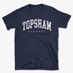 Topsham Vermont Urban Vibe Basic T-Shirt