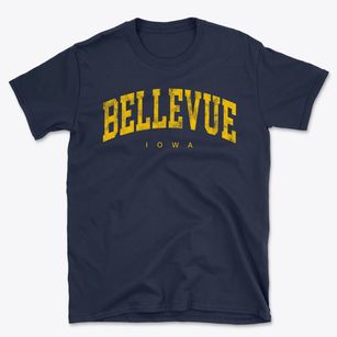 Bellevue Iowa Urban Vibe Basic T-Shirt