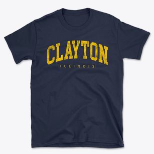 Clayton Illinois Urban Vibe Basic T-Shirt