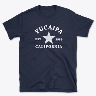 Yucaipa California Star Basic T-Shirt