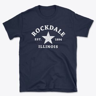 Rockdale Illinois Star Basic T-Shirt