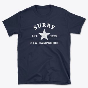 Surry New Hampshire Star Basic T-Shirt