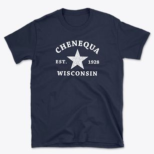 Chenequa Wisconsin Star Basic T-Shirt