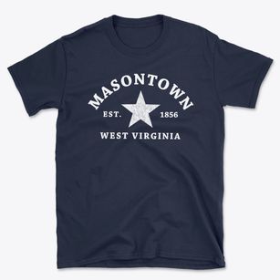 Masontown West Virginia Star Basic T-Shirt