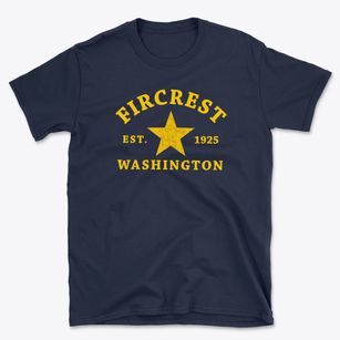 Fircrest Washington Star Basic T-Shirt