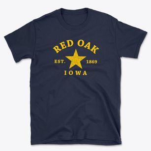Red Oak Iowa Star Basic T-Shirt