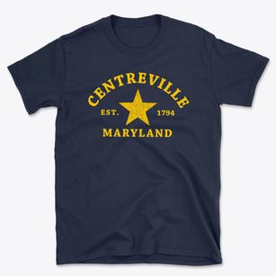 Centreville Maryland Star Basic T-Shirt