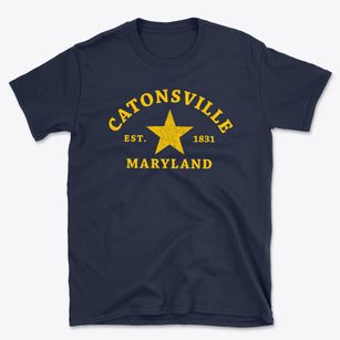 Catonsville Maryland Star Basic T-Shirt