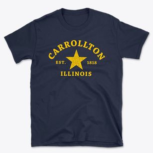 Carrollton Illinois Star Basic T-Shirt