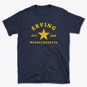 Erving Massachusetts Star Basic T-Shirt