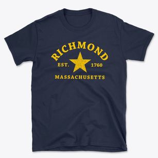 Richmond Massachusetts Star Basic T-Shirt