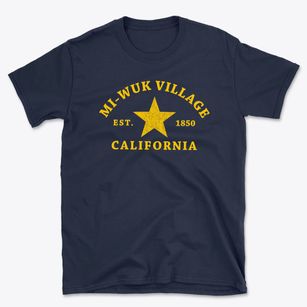 Mi-wuk Village California Star Basic T-Shirt