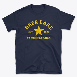 Deer Lake Pennsylvania Star Basic T-Shirt