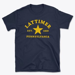 Lattimer Pennsylvania Star Basic T-Shirt